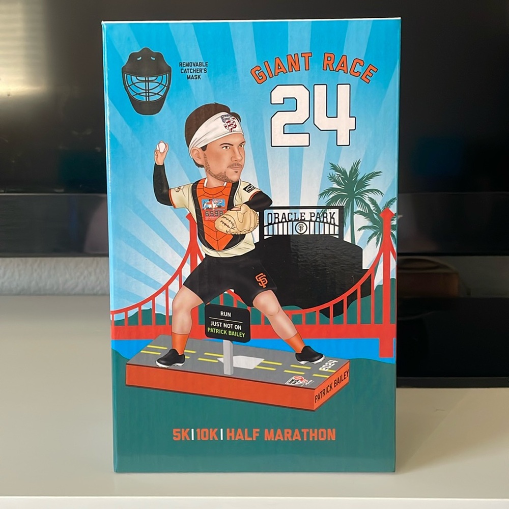 2024 SF Giant Race Patrick Bailey Bobblehead